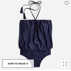 NWT jcrew navy swim